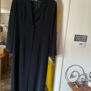 Vintage 80s style ankle length pants. Longer jacket.